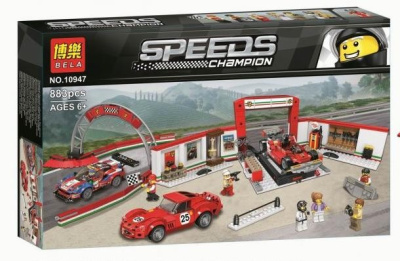 Конструктор Speeds Champion «Гараж Ferrari»
