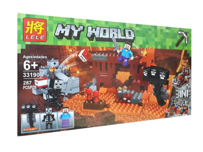 Конструктор Minecraft My World «Атака Иссушителя»