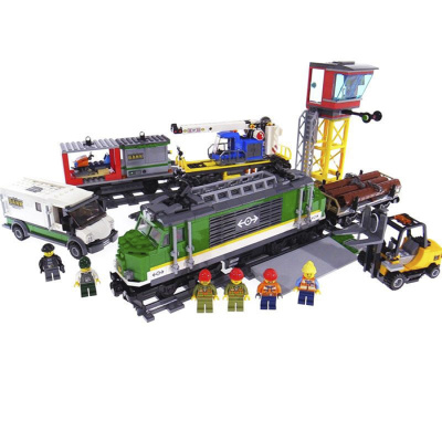 Конструктор Cities «Товарный поезд» с ДУ