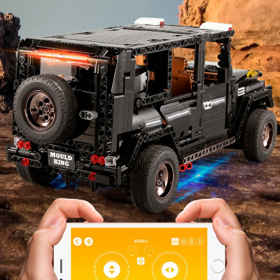 Конструктор Mould King «Внедорожник G65: чёрный» с ДУ