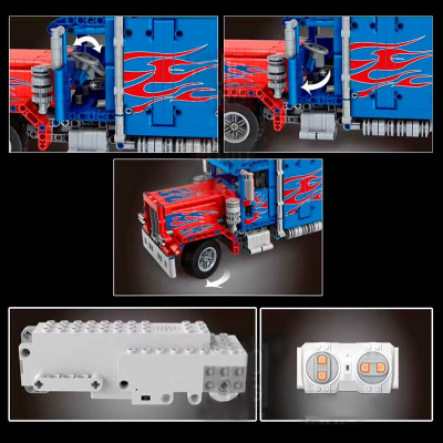 Конструктор Mould King «Грузовик Peterbilt 389 Optimus Prime» с ДУ