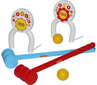 Игровой набор Полесье Крокет (6 элементов)
