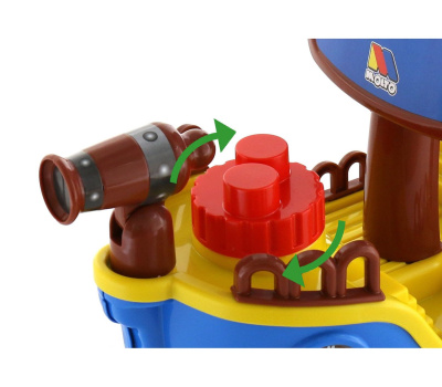 Набор Полесье Пиратский корабль конструктор 30 элементов Набор Полесье Пиратский корабль конструктор 30 элементов