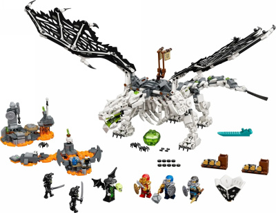 Конструктор Ninjago «Дракон чародея-скелета»