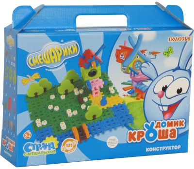 Конструктор Полесье Смешарики Домик Кроша