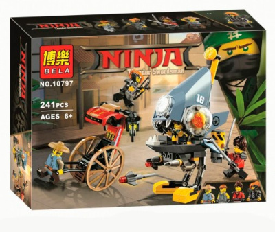 Конструктор Ниндзяго «Нападение пираньи»