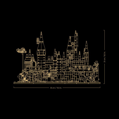 Конструктор Гарри Поттер «Замок и территория Хогвартс»