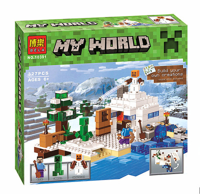 Конструктор Minecraft My World «Снежное убежище»