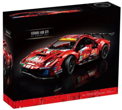 Конструктор Technic «Ferrari 488 GTE AF Corse #51» Конструктор Technic «Ferrari 488 GTE AF Corse #51»