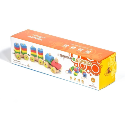 Деревянный Паровозик Мир Деревянных Игрушек