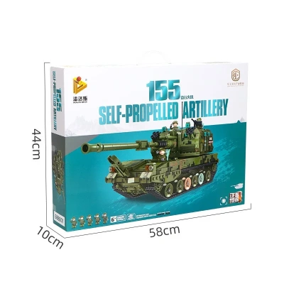 Конструктор Panlos Brick «Самоходная артиллерийская установка 155»