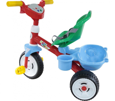Велосипед Полесье 3-х колёсный Беби Трайк со звуком и ремешком