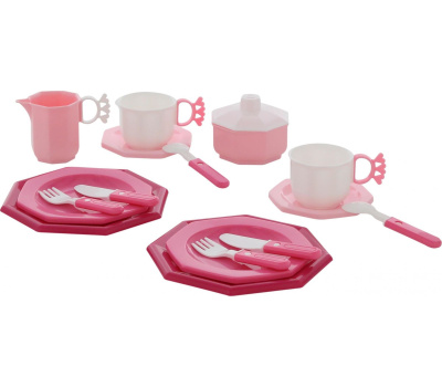 Набор детской посуды Полесье Ретро (17 элементов)