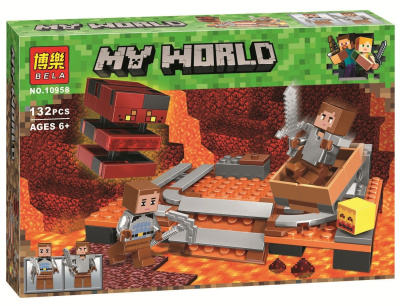 Конструктор My World «Лавовый куб»