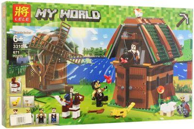 Конструктор Minecraft My World «Работы на ферме»