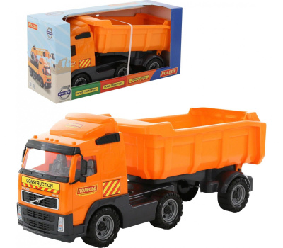 Автомобиль-самосвал Полесье Volvo с полуприцепом (в коробке)