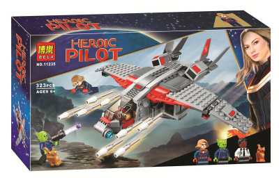 Конструктор Super Escort «Капитан Марвел и Атака Скрулла»