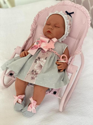 Реборн "ASI" Даниэла с закрытыми глазками, 46 см