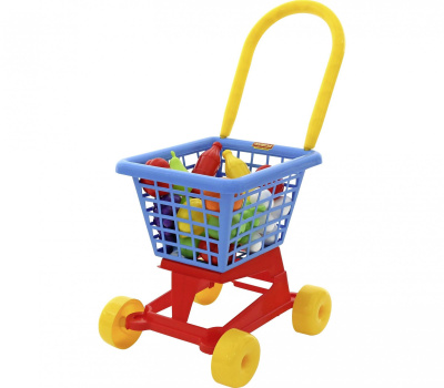 Тележка Полесье Supermarket №1 и набор продуктов