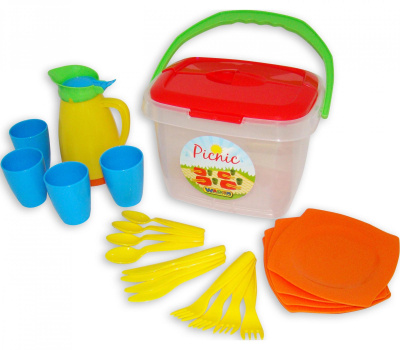 Набор детской посуды Полесье Алиса для пикника №2 Набор детской посуды Полесье Алиса для пикника №2