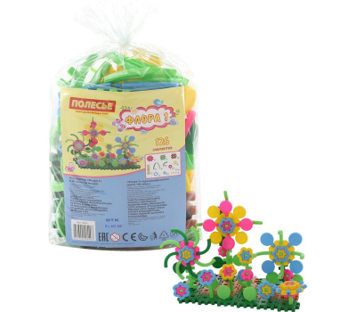 Конструктор Полесье Флора-1 (126 элементов)